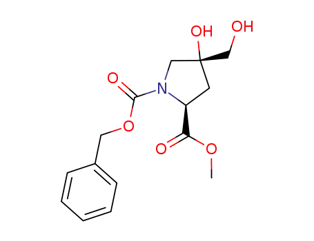 (2S,4R)-1-benzyl 2-methyl 4-hydroxy-4-(hydroxymethyl)pyrrolidine-1,2-dicarboxylate