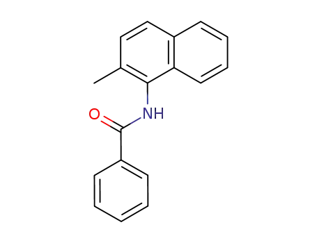 Molecular Structure of 78987-25-4 (benzamide, n-(2-methyl-1-naphthalenyl)-)