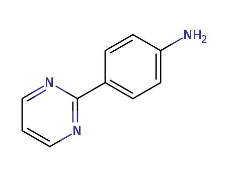 Molecular Structure of 69491-57-2 (4-Pyrimidin-2-ylaniline)
