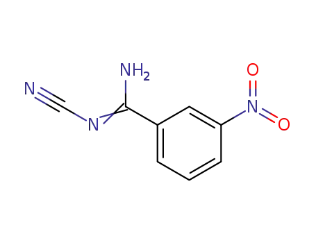 Molecular Structure of 23275-42-5 (N-Cyan-(3-nitro-benzamidin))