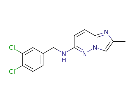 (3,4-dichloro-benzyl)-(2-methyl-imidazo[1,2-b]pyridazin-6-yl)-amine