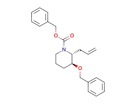 (2R,3S)-benzyl 2-allyl-3-(benzyloxy) piperidine-1-carboxylate