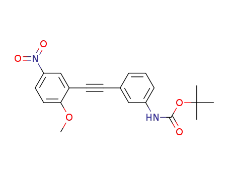 tert-butyl {3-[(2-methoxy-5-nitrophenyl)ethynyl]phenyl}carbamate