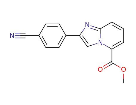 methyl 2-(4-cyanophenyl)imidazo[1,2-a]pyridine-5-carboxylate