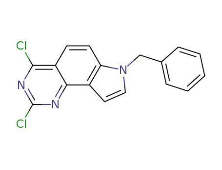 7-benzyl-2,4-dichloro-7H-pyrrolo[2,3-h]quinazoline