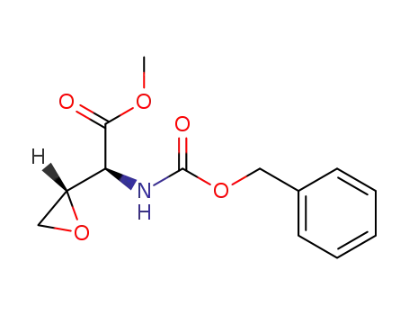 Oxiraneacetic acid, a-[[(phenylmethoxy)carbonyl]amino]-, methyl ester, [S-(R*,R*)]-