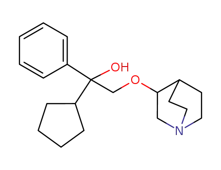 3-(2'-페닐-2'-사이클로펜틸-2'-하이드록시에톡시)퀴누클리딘