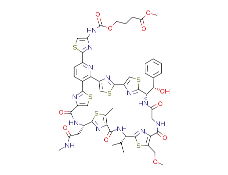 C<sub>53</sub>H<sub>53</sub>N<sub>13</sub>O<sub>11</sub>S<sub>6</sub>