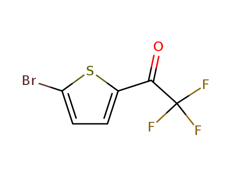Molecular Structure of 34773-51-8 (1-(5-bromothiophen-2-yl)-2,2,2-trifluoroethanone)