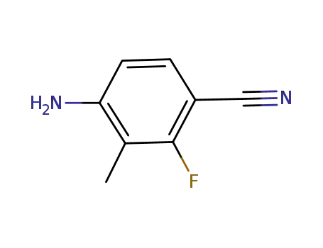 벤조니트릴, 4-아미노-2-플루오로-3-메틸-(9CI)