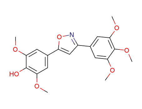 2,6-dimethoxy-4-(3-(3,4,5-trimethoxyphenyl)isoxazol-5-yl)phenol