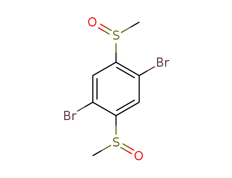 1,4-dibromo-2,5-bis(methylsulfinyl)-benzene
