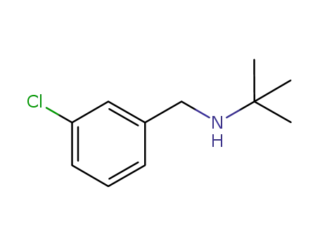 Molecular Structure of 893577-81-6 (N-(tert-butyl)-N-(3-chlorobenzyl)amine)