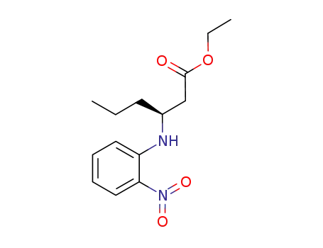 (S)-3-(2-nitro-phenylamino)-hexanoic acid ethyl ester