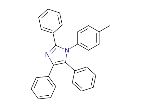 Molecular Structure of 16112-36-0 (1-(4-methylphenyl)-2,4,5-triphenyl-1H-imidazole)