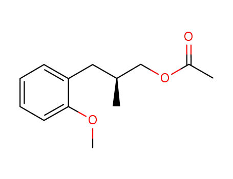 acetic acid (S)-3-(2-methoxy-phenyl)-2-methyl-propyl ester