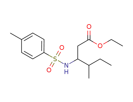 ethyl 4-methyl-3-(tosylamino)hexanoate