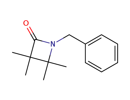 Molecular Structure of 22607-03-0 (1-Benzyl-3,3,4,4-tetramethylazetidin-2-one)