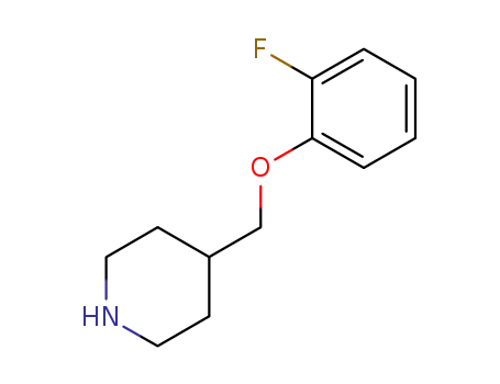 Molecular Structure of 63608-34-4 (4-[(2-FLUOROPHENOXY)METHYL]PIPERIDINE)