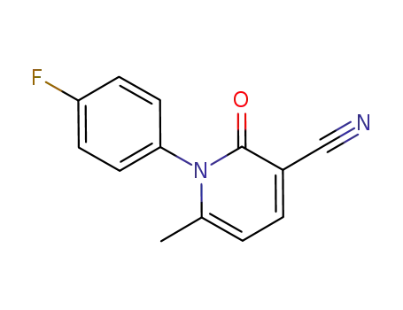 1-(4-fluorophenyl)-6-methyl-3-cyano-2-oxo-1,2-dihydropyridine