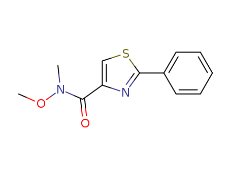 N-methoxy-N-methyl-2-phenyl-4-Thiazolecarboxamide