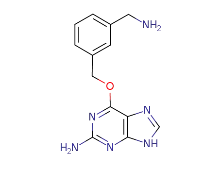 Molecular Structure of 948903-72-8 (9H-Purin-2-amine,6-[[3-(aminomethyl)phenyl]methoxy]-)
