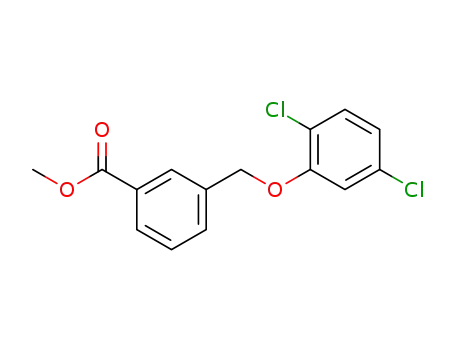 Molecular Structure of 1018446-56-4 (methyl 3-[(2,5-dichlorophenoxy)methyl]benzoate)