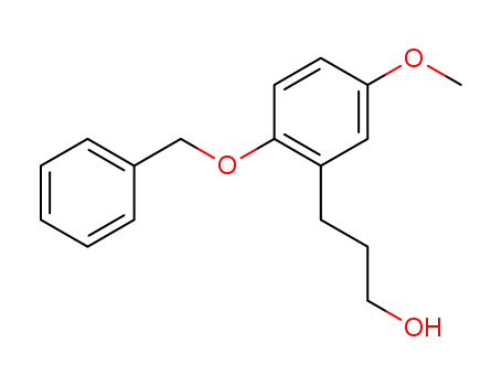 3-(2-benzyloxy-5-methoxyphenyl)propan-1-ol