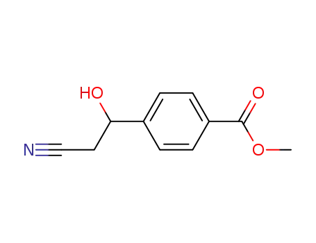 methyl 4-(2-cyano-1-hydroxyethyl)benzoate