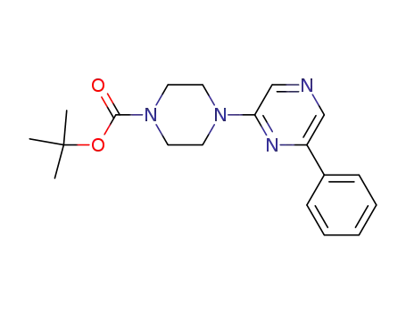 tert-butyl 4-(6-phenylpyrazin-2-yl)piperazine-1-carboxylate