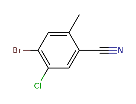 2-methyl-4-bromo-5-chlorobenzonitrile