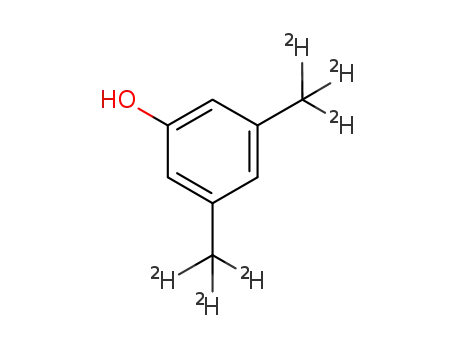Molecular Structure of 133604-75-8 (3,5-DIMETHYL-D6-PHENOL)