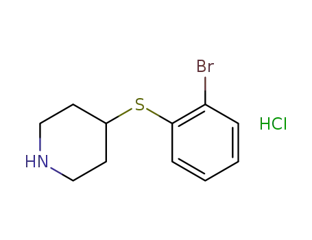 4-(2-bromo-phenylsulfanyl)-piperidine hydrochloride