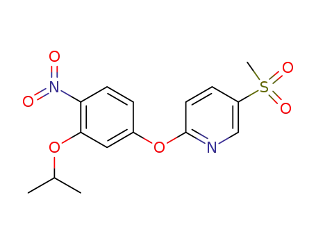 2-[3-(1-methylethoxy)-4-nitrophenoxy]-5-(methylsulfonyl)pyridine