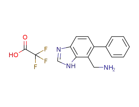C-(5-phenyl-3H-benzoimidazol-4-yl)-methylamine trifluoroacetate