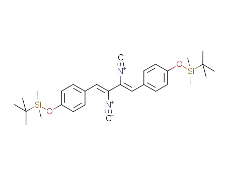 (1Z,3Z)-2,3-diisocyano-1,4-bis(4-tert-butyldimethylsilyloxyphenyl)buta-1,3-diene