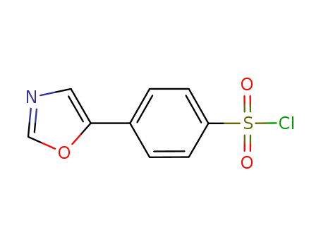 4-(Oxazol-5-yl)benzene-1-sulfonyl chloride