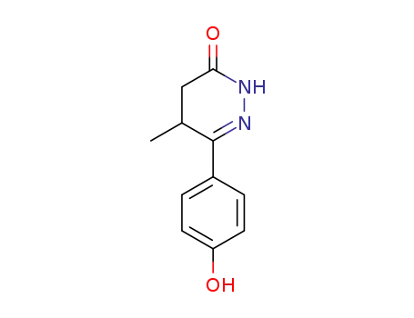 3(2H)-Pyridazinone, 4,5-dihydro-6-(4-hydroxyphenyl)-5-methyl-