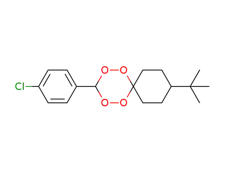 3-(4-chloro-phenyl)-9-tert-butyl-1,2,4,5-tetraoxaspiro[5.5]undecane