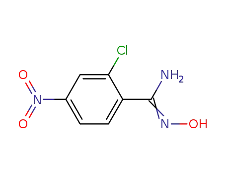 Molecular Structure of 96898-76-9 (2-chloro-N'-hydroxy-4-nitrobenzamidine)