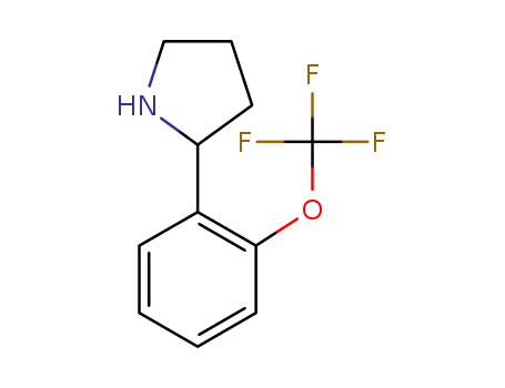 Molecular Structure of 886503-02-2 (2-(2-TRIFLUOROMETHOXY-PHENYL)-PYRROLIDINE)