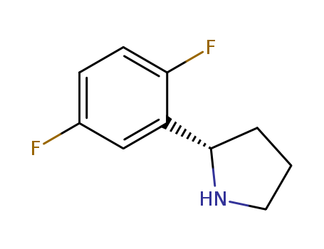 (S)-2-(2,5-Difluorophenyl)pyrrolidine cas no. 1217630-38-0 98%