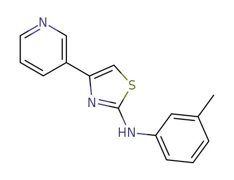 2-Thiazolamine, N-(3-methylphenyl)-4-(3-pyridinyl)-