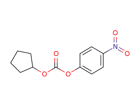 Molecular Structure of 82277-18-7 (Carbonic acid, cyclopentyl 4-nitrophenyl ester)