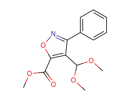 Methyl 4-(dimethoxymethyl)-3-phenyl-1,2-oxazole-5-carboxylate