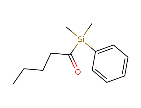 Silane, dimethyl(1-oxopentyl)phenyl-