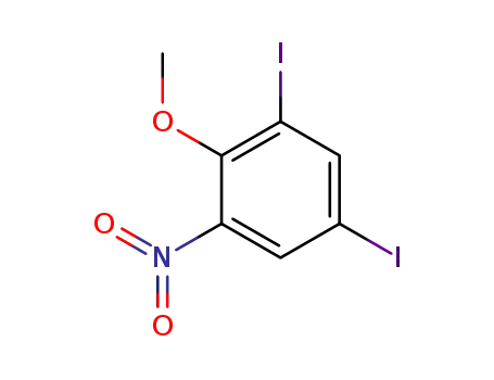 Benzene, 1,5-diiodo-2-methoxy-3-nitro-