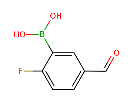 2-Fluoro-5-formylphenylboronic acid cas  352534-79-3