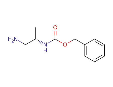 Molecular Structure of 400652-46-2 ((S)-benzyl 1-aMinopropan-2-ylcarbaMate)