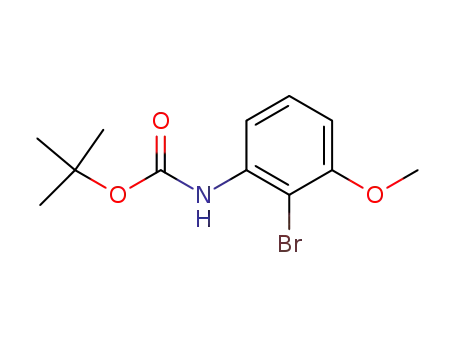 Molecular Structure of 809231-02-5 ((2-bromo-3-methoxyphenyl)-Carbamic acid,1,1-dimethylethyl ester)